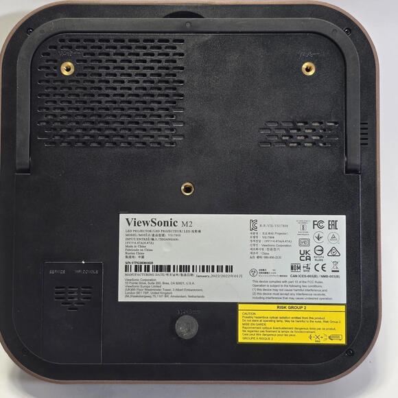 ViewSonic M2 Smart LED Projector 1080p Metallic Bronze Harman Kardon 1200 Lumen - Picture 8 of 10